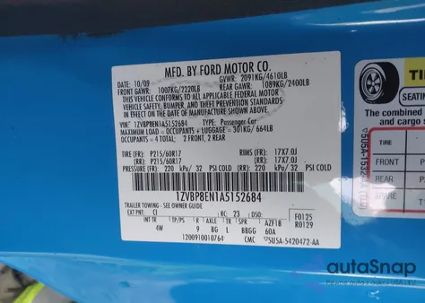 2010 Ford Mustang V6 Premium from USA, damaged, VIN 1ZVBP8EN1A5152684